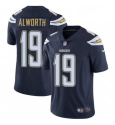 Youth Nike Los Angeles Chargers 19 Lance Alworth Elite Navy Blue Team Color NFL Jersey