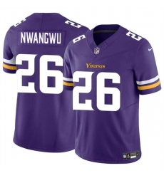 Men Minnesota Vikings 26 Kene Nwangwu Purple 2023 F U S E  Vapor Untouchable Limited Stitched Jersey