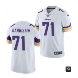 Men Minnesota Vikings 71 Christian Darrisaw White 2021 Vapor Untouchable Limited Stitched NFL Jersey