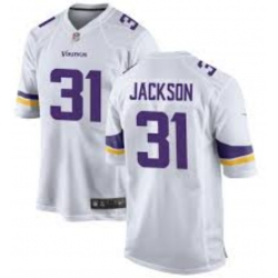 Men Nike Minnesota Vikings Khyree Jackson #31 White F U S E Stitched NFL Jersey