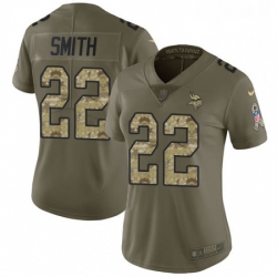 Mens Nike Minnesota Vikings 22 Harrison Smith Limited Black 2016 Salute to Service NFL Jersey