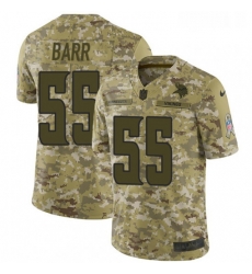 Mens Nike Minnesota Vikings 55 Anthony Barr Limited Camo 2018 Salute to Service NFL Jersey