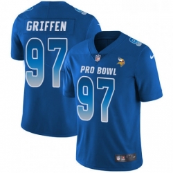 Mens Nike Minnesota Vikings 97 Everson Griffen Limited Royal Blue 2018 Pro Bowl NFL Jersey