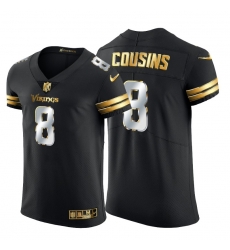 Minnesota Vikings 8 Kirk Cousins Men Nike Black Edition Vapor Untouchable Elite NFL Jersey