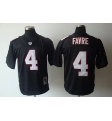 Minnesota vikings 4 faver black jerseys Throwback