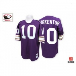 Mitchell And Ness Minnesota Vikings 10 Fran Tarkenton Purple  XXXXL XXXXL