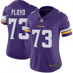 Nike Vikings #73 Sharrif Floyd Purple Team Color Womens Stitched NFL Vapor Untouchable Limited Jersey