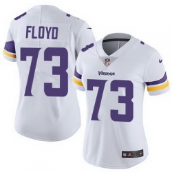 Nike Vikings #73 Sharrif Floyd White Womens Stitched NFL Vapor Untouchable Limited Jersey