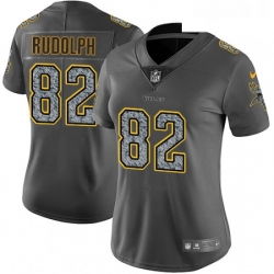 Womens Nike Minnesota Vikings 82 Kyle Rudolph Gray Static Vapor Untouchable Limited NFL Jersey