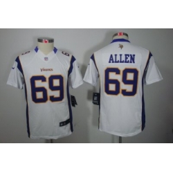 Youth Nike Minnesota Vikings #69 Allen White Color[Youth Limited Jerseys]