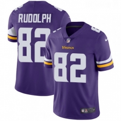 Youth Nike Minnesota Vikings 82 Kyle Rudolph Purple Team Color Vapor Untouchable Limited Player NFL Jersey