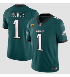 Men Philadelphia Eagles 1 Jalen Hurts Green 2026 F U S E 4 Star C Patch Vapor Untouchable Limited Stitched Football Jersey Men Philadelphia Eagles 1 Jalen Hurts Green 2026 F U S E 4 Star C Patch Vapor Untouchable Limited Stitched Football Jersey