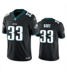 Men Philadelphia Eagles 33 Bradley Roby Black 2023 F U S E  Vapor Untouchable Limited Stitched Football Jersey