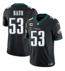 Men Philadelphia Eagles 53 Jaelan Phillips Black 2026 F U S E 2 Star C Patch Vapor Untouchable Limited Throwback Stitched Football Jersey Men Philadelphia Eagles 53 Jaelan Phillips Black 2026 F U S E 2 Star C Patch Vapor Untouchable Limited Throwback Stitched Football Jersey