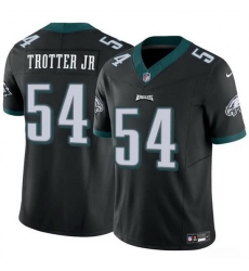 Men Philadelphia Eagles 54 Jeremiah Trotter Jr Black 2024 Draft F U S E Vapor Untouchable Limited Stitched Football Jersey