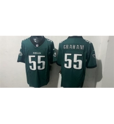 Men Philadelphia Eagles  55 Brandon Graham Green 2026 F U S E  Vapor Untouchable Limited Stitched Football Jersey
