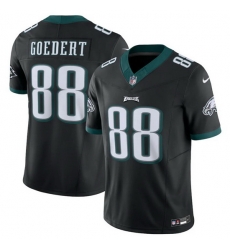 Men Philadelphia Eagles 88 Dallas Goedert Black 2023 F.U.S.E. Vapor Untouchable Limited Stitched Football Jersey