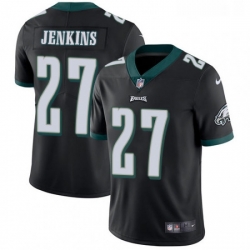 Mens Nike Philadelphia Eagles 27 Malcolm Jenkins Black Alternate Vapor Untouchable Limited Player NFL Jersey