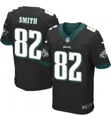 Nike Eagles #82 Torrey Smith Black Alternate Mens Stitched NFL New Elite Jersey