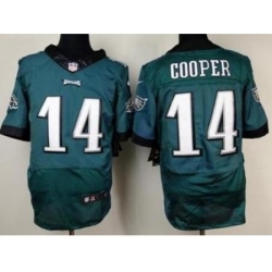 Nike Philadelphia Eagles 14 Riley Cooper Green Elite NFL Jersey