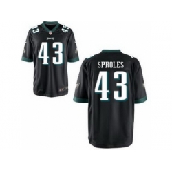 Nike Philadelphia Eagles 43 Darren Sproles Black Game NFL Jersey