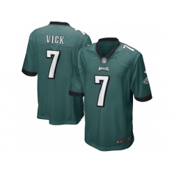 Nike Philadelphia Eagles 7 Michael Vick green Game NFL Jersey