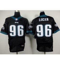 Nike Philadelphia Eagles 96 Bennie Logan Black Elite NFL Jersey