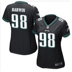 Women NEW Eagles #98 Connor Barwin Black Alternate Stitched NFL New Elite Jersey