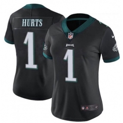 Women Philadelphia Eagles Jalen Hurts 1 Limited Black Vapor Untouchable NFL Jersey