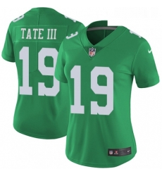 Womens Nike Philadelphia Eagles 19 Golden Tate III Limited Green Rush Vapor Untouchable NFL Jersey