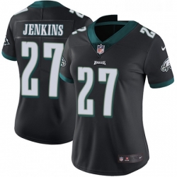 Womens Nike Philadelphia Eagles 27 Malcolm Jenkins Black Alternate Vapor Untouchable Limited Player NFL Jersey