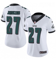 Womens Nike Philadelphia Eagles 27 Malcolm Jenkins White Vapor Untouchable Limited Player NFL Jersey