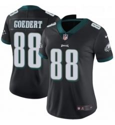 Womens Nike Philadelphia Eagles 88 Dallas Goedert Black Alternate Vapor Untouchable Limited Player NFL Jersey