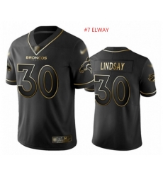 Youth Eagles John Elway Black Gold Jersey