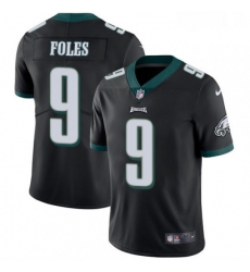 Youth Nike Philadelphia Eagles 9 Nick Foles Black Alternate Vapor Untouchable Limited Player NFL Jersey