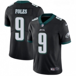 Youth Nike Philadelphia Eagles 9 Nick Foles Black Alternate Vapor Untouchable Limited Player NFL Jersey