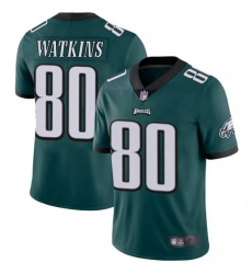 Youth Nike Philadelphia Eagles Quez Watkins #80 Green Vapor Limited Jersey