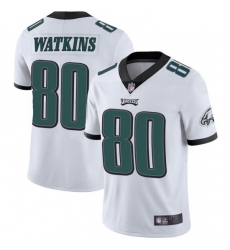 Youth Nike Philadelphia Eagles Quez Watkins #80 White Vapor Limited Jersey