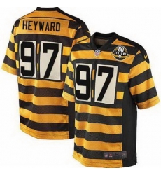 Men Pittsburgh Steelers Cameron Heyward #97 80th Anniversary Limited Jersey