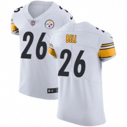 Mens Nike Pittsburgh Steelers 26 LeVeon Bell White Vapor Untouchable Elite Player NFL Jersey