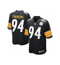 Nike Pittsburgh Steelers 94 Lawrence Timmons black Game NFL Jersey