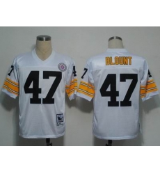 nfl pittsburgh steelers 47 blount throwback white