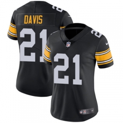 Nike Steelers #21 Sean Davis Black Alternate Womens Stitched NFL Vapor Untouchable Limited Jersey