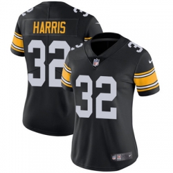 Nike Steelers #32 Franco Harris Black Alternate Womens Stitched NFL Vapor Untouchable Limited Jersey