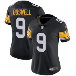 Nike Steelers #9 Chris Boswell Black Alternate Womens Stitched NFL Vapor Untouchable Limited Jersey