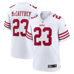 Men San Francisco 49ers Christian McCaffrey Nike White Vapor Untouchable Stitched Jersey