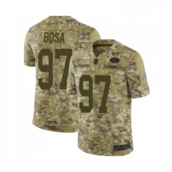 Mens San Francisco 49ers 97 Nick Bosa Limited Camo 2018 Salute to Service Football Jersey