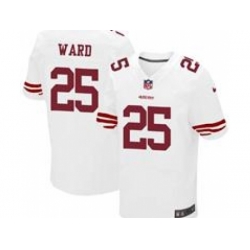 Nike San Francisco 49ers 25 Jimmie Ward White Elite NFL Jersey