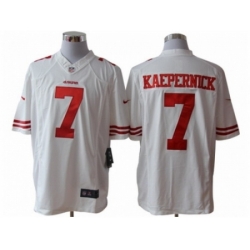 Nike San Francisco 49ers 7 Colin Kaepernick white Limited NFL Jersey