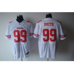 Nike San Francisco 49ers 99 Aldon Smith White Elite NFL Jersey